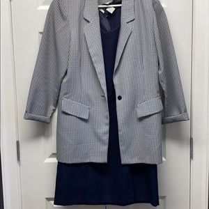 Morningside navy suit dress with jackets